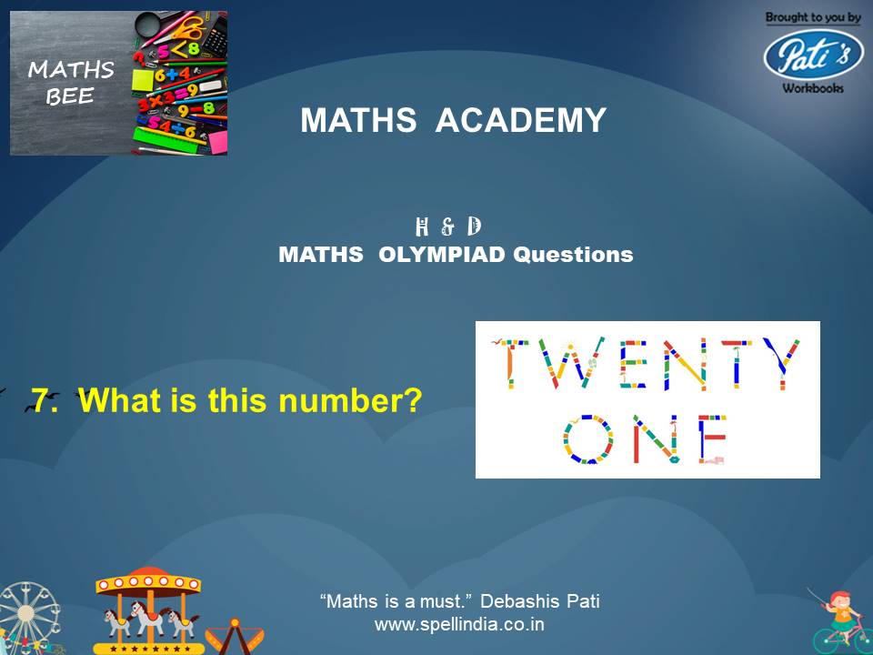 Maths Olympiad exams ... Practice Sample Questions